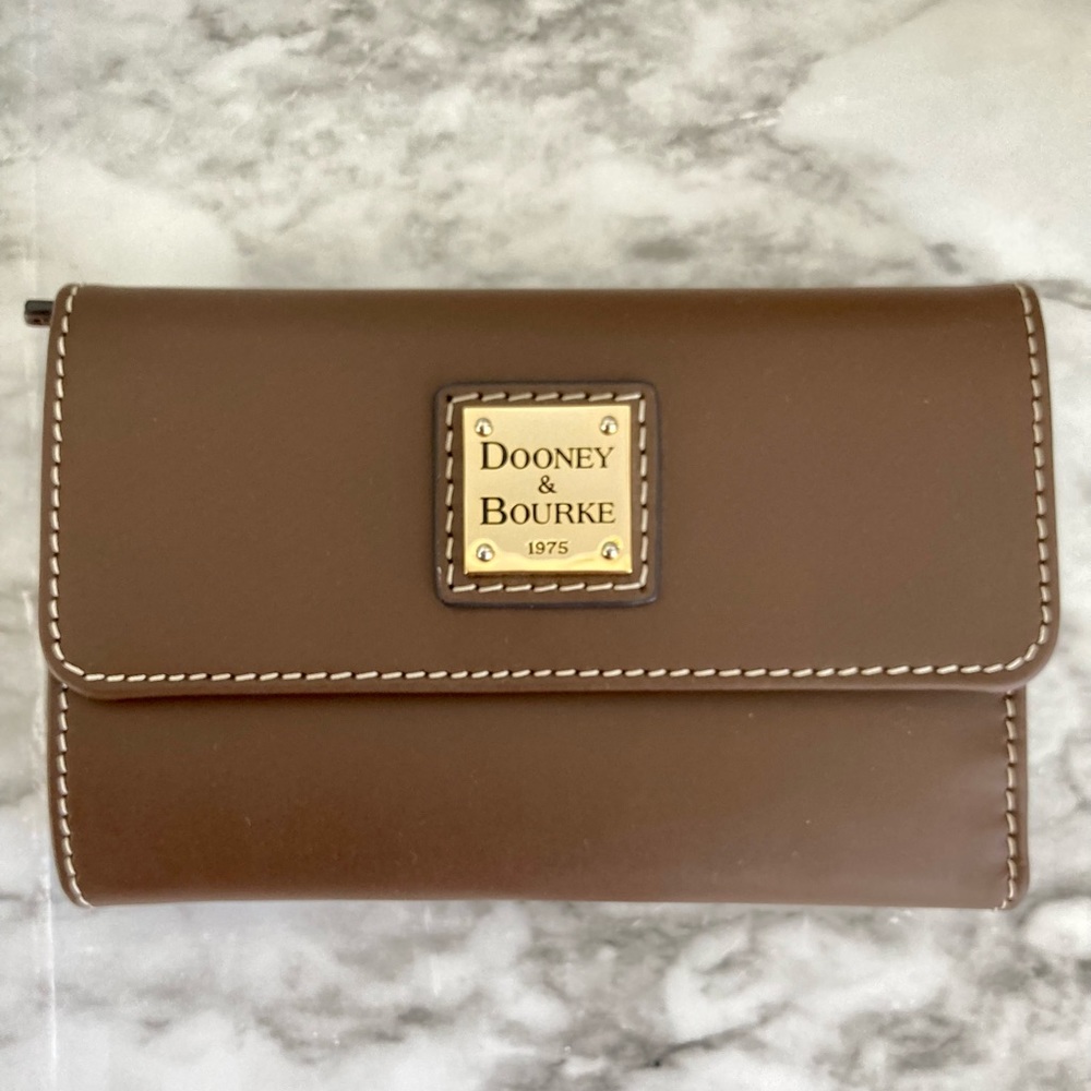 Dooney & Bourke Vachetta Leather Flap Wallet